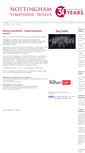 Mobile Screenshot of nottinghamsymphonicwinds.org.uk