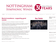 Tablet Screenshot of nottinghamsymphonicwinds.org.uk
